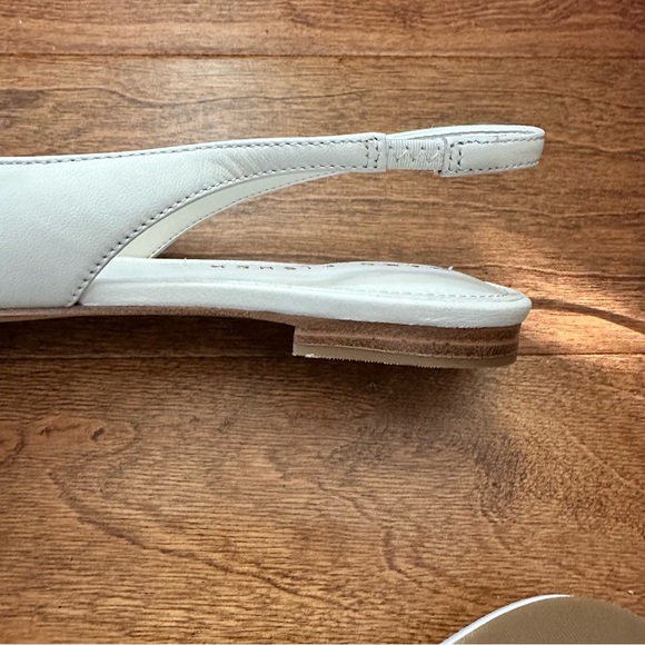 Marc Fisher LTD • Dalatee Slingback Pointed Toe Flat in Ivory‎ - Picture 5 of 5